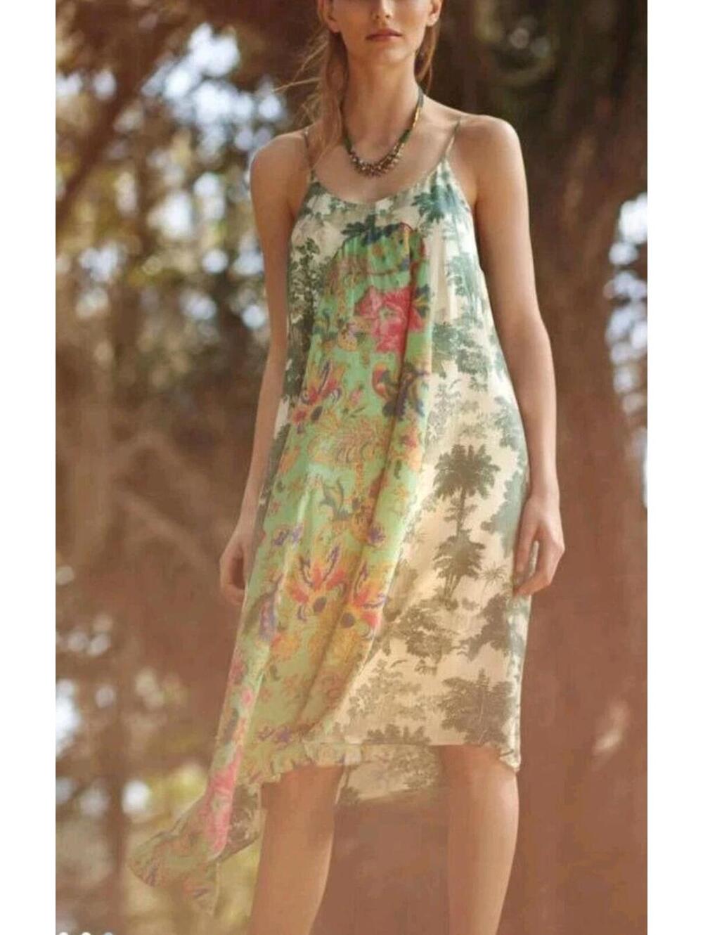ANTHROPOLOGIE Santee Swing Dress By Maeve size LARGE